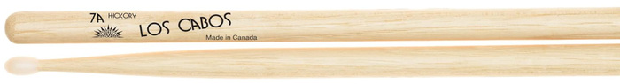 Los Cabos Drumsticks LCD7AHN 7A Nylon Tip Hickory Drumsticks