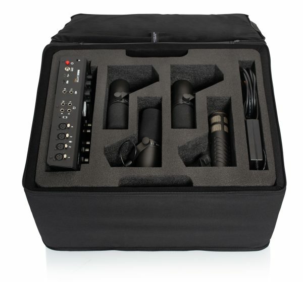 Gator GL-RODECASTER4 GLRODECASTER4 Lightweight Case For Rodecaster & Four Mics