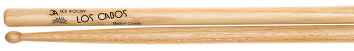 Los Cabos Drumsticks LCD3ARH 3A Red Hickory Drumsticks