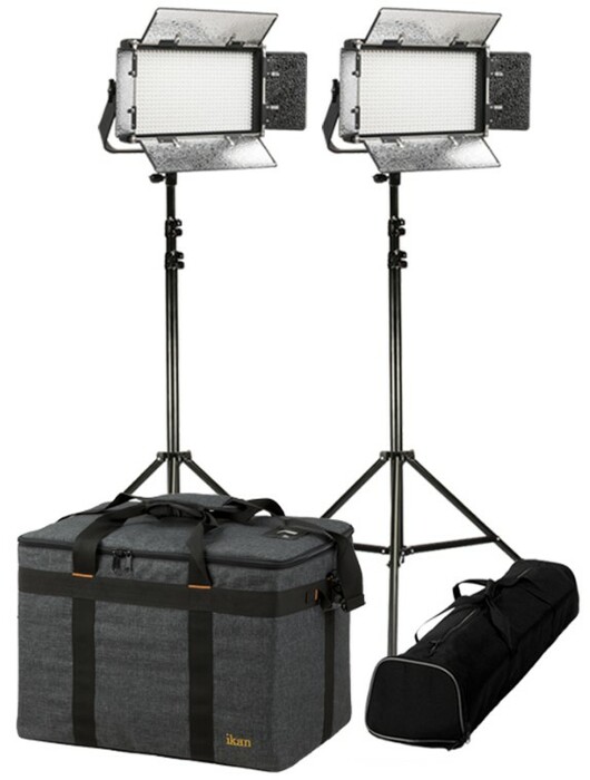 ikan RW5-2PT-KIT Rayden Half X1 Daylight 5600 2-Point LED Light Kit