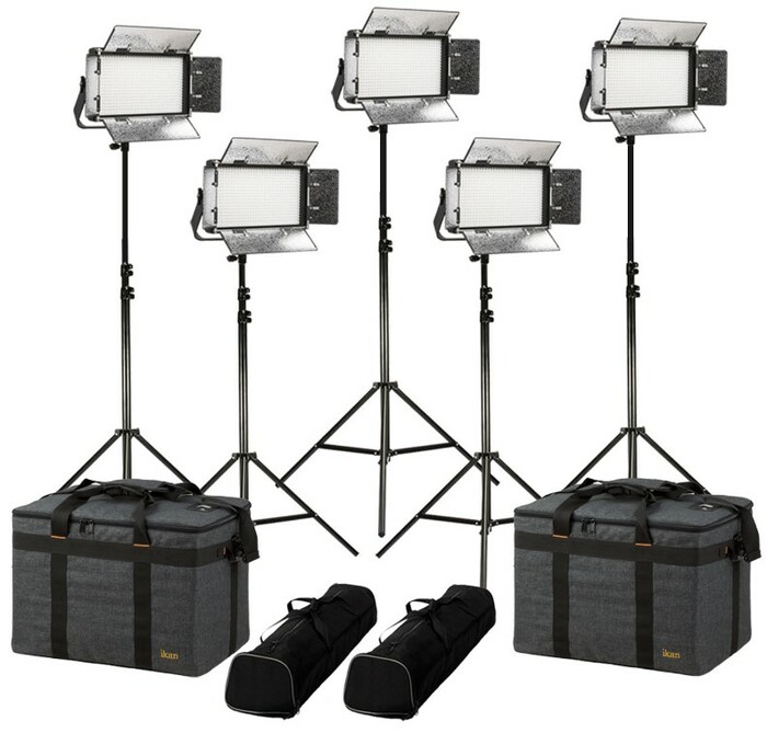 ikan RW5-5PT-KIT Rayden Daylight 5-Point LED Light Kit With 5 X RW5