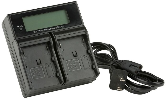 ikan ICH-KDUAL-900 Dual Charger For Canon 900 Style Batteries