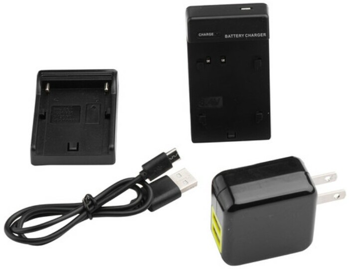 ikan ICH-KUSB-L DV Battery Charger And USB Wall Adapter, Sony L-Series Plate