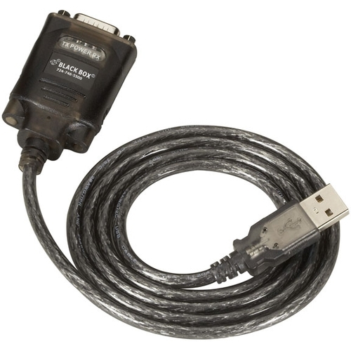 Black Box Network Svcs IC199A-R4 USB To RS-232 Converter, 3.5'