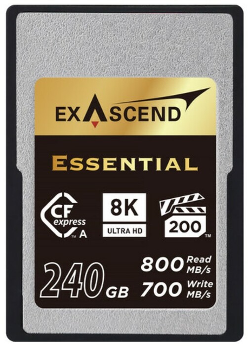 Exascend EXPC3EA240GB 240GB Essential Series CFexpress Type A Memory Card