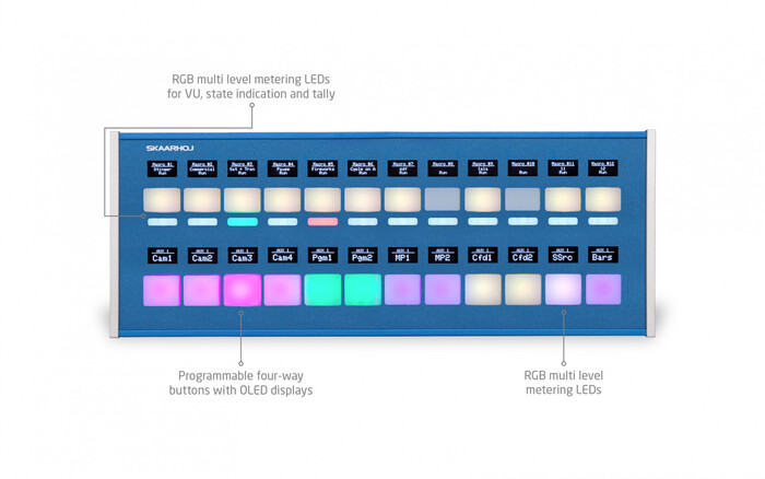 Skaarhoj XPOINT-24-V1B Modular Desk Controller With Blue Pill Inside