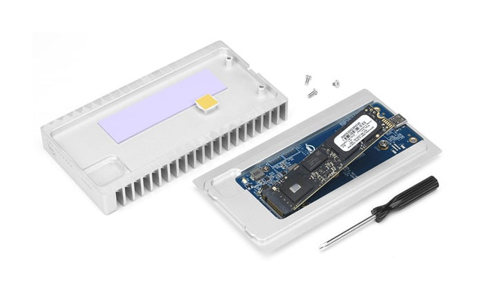 OWC OWCUS4EXP1M2 Express 1M2 USB4 Bus-Powered Storage For NVMe M.2 SSDs