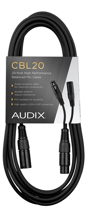 Audix CBL20 20' XLR Mic Cable