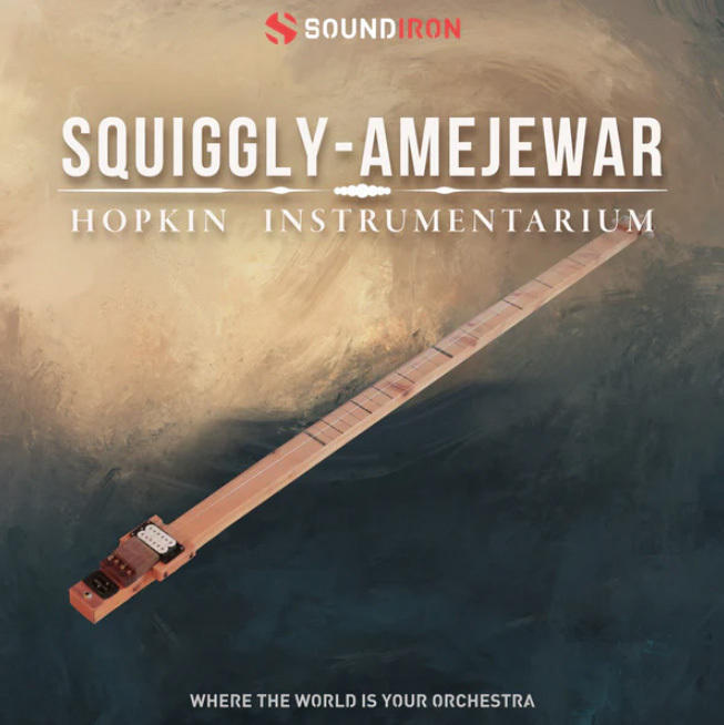 Soundiron Hopkin Instrumentarium: Squiggly-Amejewar Wooden Instrument W 4 Strings And Buzzing Bridge [Virtual]