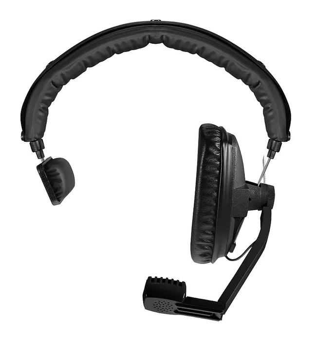 Beyerdynamic DT109-200/400-BLK Dual-Ear Headset And Microphone, 200/400 Ohm, Black