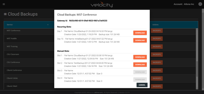 Atlona Technologies VPS-RG-T1 Velocity Premier Services, Remote Gateway Tier 1, 1 Year License For VGW-HW-3, VTPG-1000VL