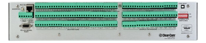 Clear-Com RCS2700 Programmable Intercom Source-Assignment Panel, 8x24