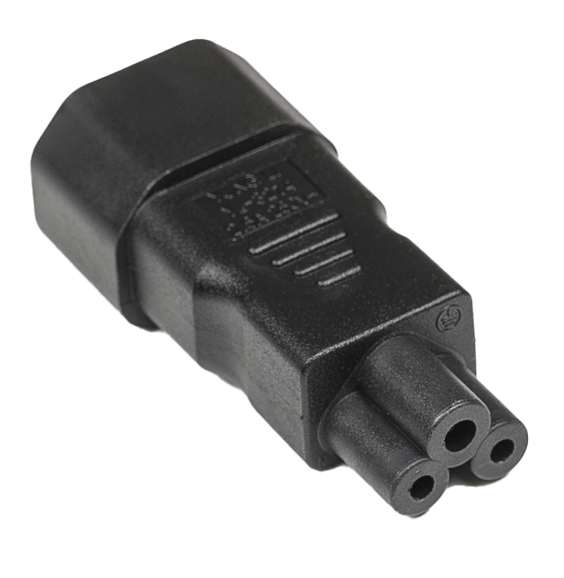 CIOKS LINK Mains Link Adapter IEC C14 To C5 Mains Link Adapter