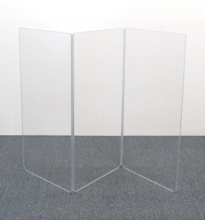 Clearsonic AR2448X3 4' X 6' 3-Section Clear Scratch-Resistant Acoustic Isolation Panel