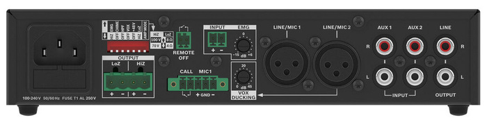 Dynacord U240-1M-US Mixer Amplifier 240W 1 Channel, US