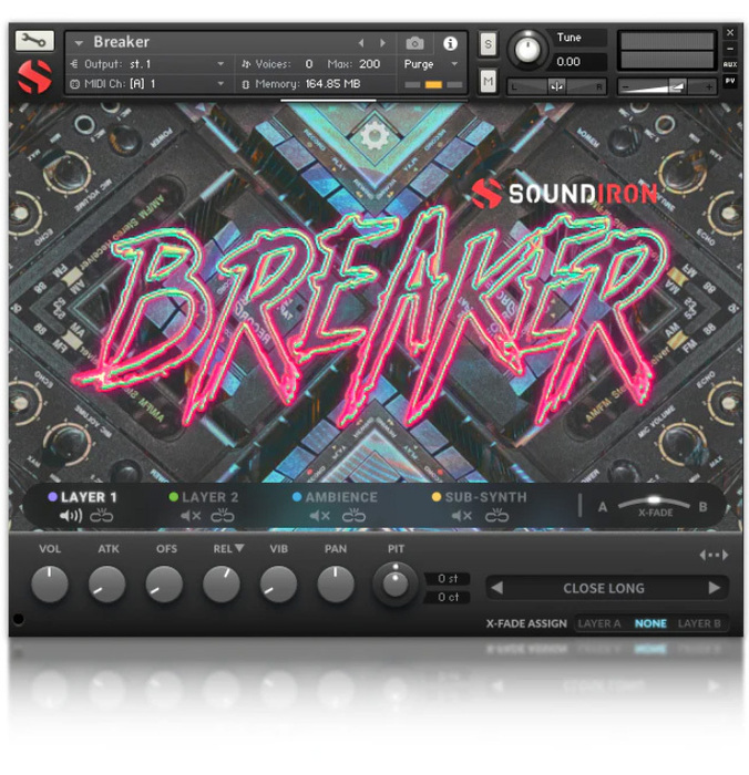 Soundiron Breaker Old School Lo-Fi Electro Drum Library For Kontakt [Virtual]