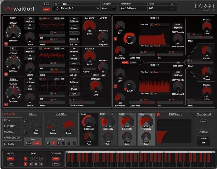 Waldorf Music Largo 2 Fully-Fledged Waldorf Synthesizer For Virtual Rack [Virtual]