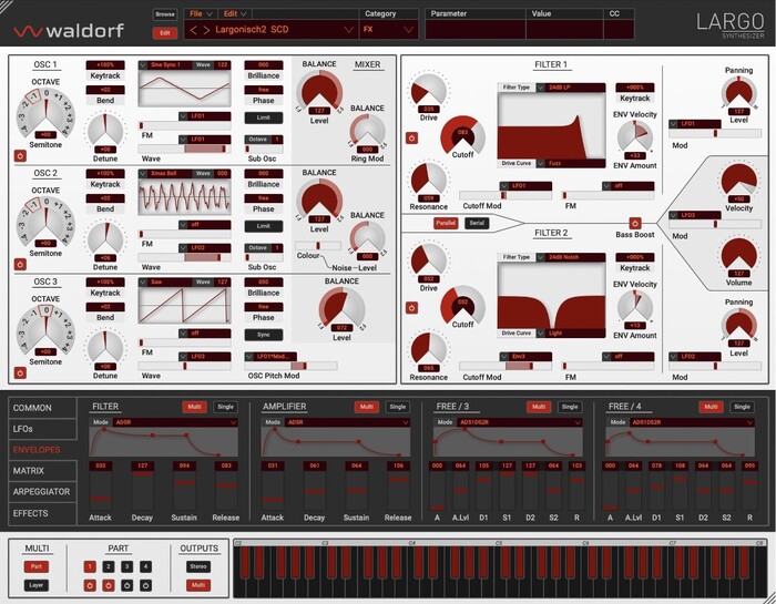 Waldorf Music Largo 2 Fully-Fledged Waldorf Synthesizer For Virtual Rack [Virtual]