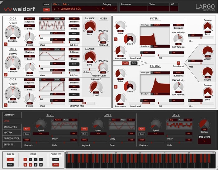 Waldorf Music Largo 2 Fully-Fledged Waldorf Synthesizer For Virtual Rack [Virtual]