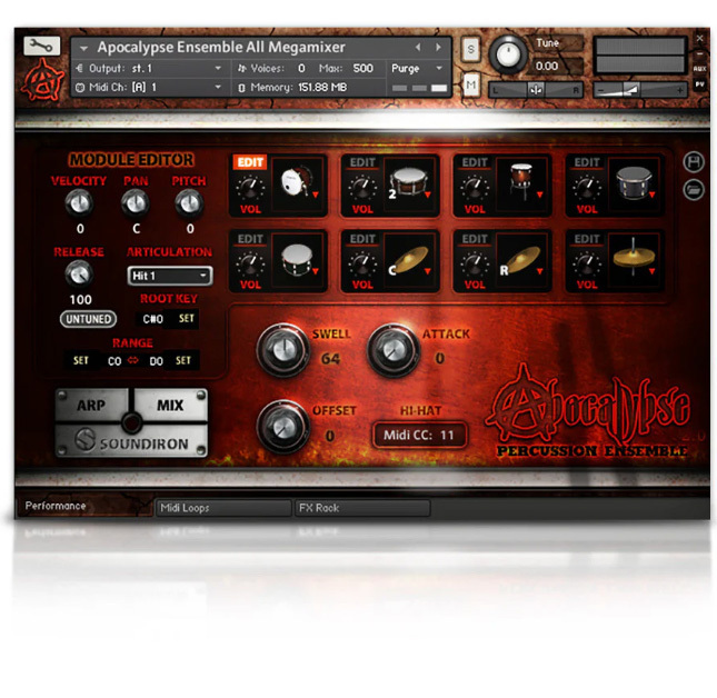 Soundiron Apocalypse Percussion Ensemble Epic Drum Library For Kontakt [Virtual]