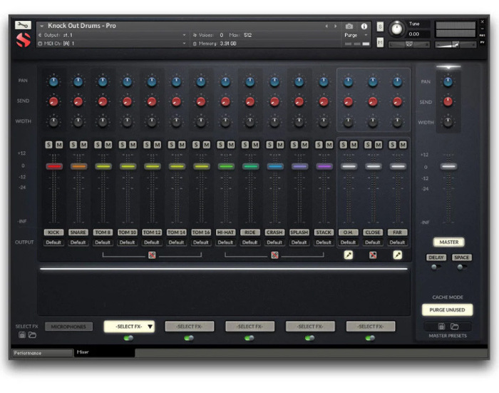 Soundiron Knockout Drums Hard-Hitting Customizable Drumkit [Virtual]