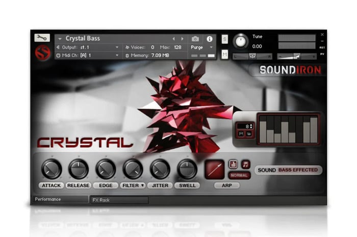 Soundiron Crystal Glass Glitch Percussion And FX Library For Kontakt [Virtual]