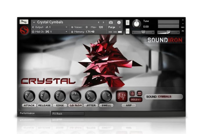 Soundiron Crystal Glass Glitch Percussion And FX Library For Kontakt [Virtual]