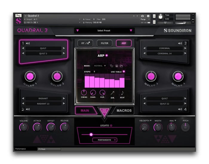 Soundiron Quadral 3 An Innovative Sound-Design Synthesis Engine [Virtual]