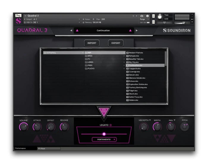 Soundiron Quadral 3 An Innovative Sound-Design Synthesis Engine [Virtual]