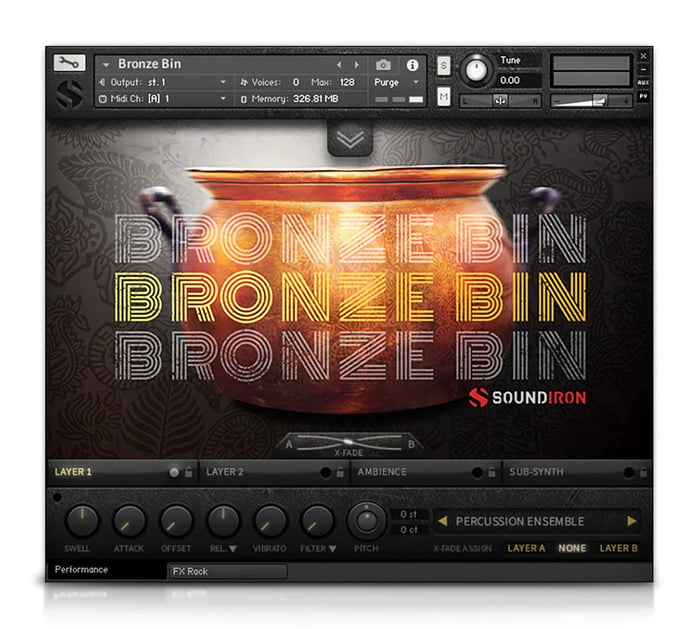 Soundiron Bronze Bin Experimental Metal Percussion For Kontakt [Virtual]