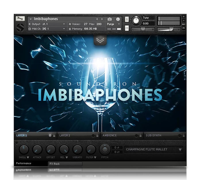 Soundiron Imbibaphones Tuned Wine Glass Library For Kontakt [Virtual]