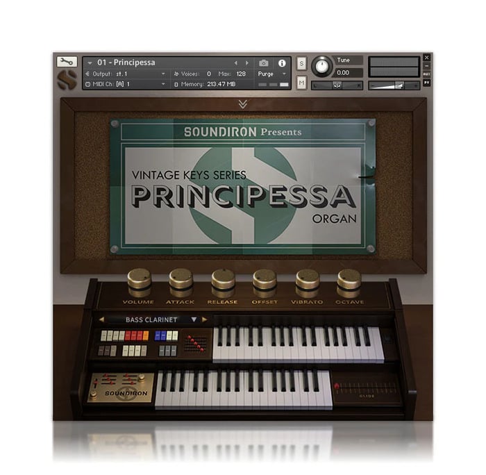 Soundiron Principessa A Vintage 86-Key Synthesizer For Kontakt [Virtual]