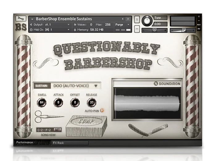 Soundiron Questionably Barbershop Male Vocal Quartet For Kontakt [Virtual]