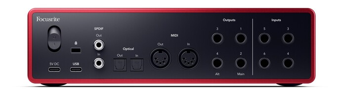 Focusrite Scarlett 16i16 4th Gen 16-In/16-Out USB Audio Interface With 2 4th Gen Mic Preamps