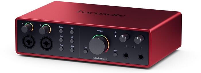 Focusrite Scarlett 16i16 4th Gen 16-In/16-Out USB Audio Interface With 2 4th Gen Mic Preamps