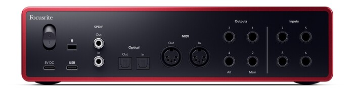 Focusrite Scarlett 18i16 4th Gen 18-In/16-Out USB Audio Interface With 2 4th Gen Mic Preamps