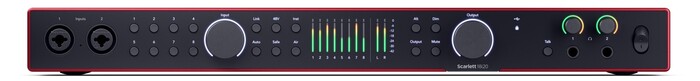 Focusrite Scarlett 18i20 4th Gen 18-In/20-Out USB Audio Interface With 2 4th Gen Mic Preamps