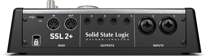 Solid State Logic SSL 2+ MKII 32-Bit 192kHz 2x4 USB-C Audio Interface