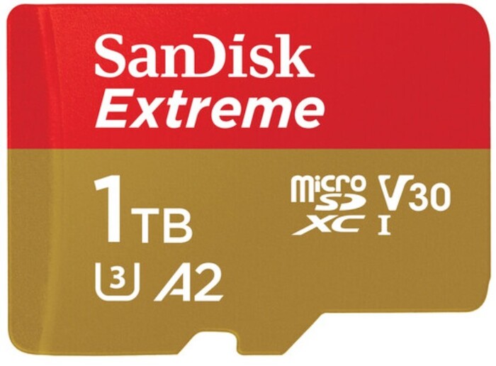 SanDisk SDSQXAV-1T00-AN6MA 1TB Extreme UHS-I MicroSDXC Memory Card With SD Adapter