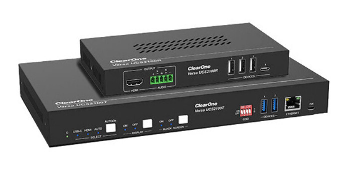 ClearOne Versa UCS 2100 Switcher Kit HDMI And HDBaseT Switcher System That Support Up To UHD 4K60, 4:4:4 Resolution