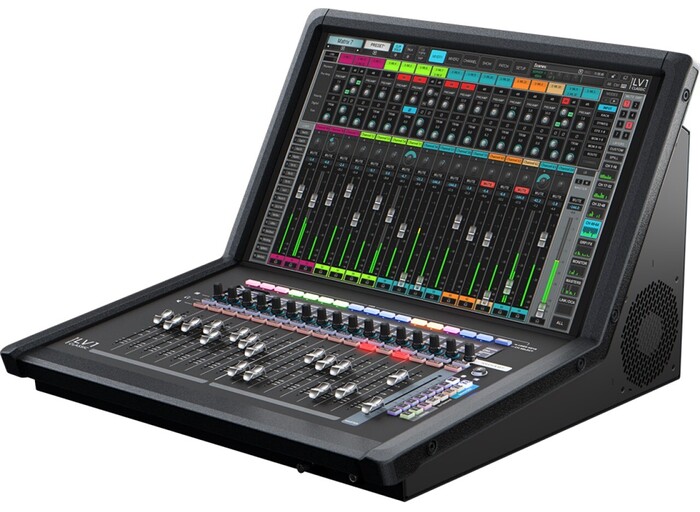 Waves eMotion LV1 Classic 64-channel Compact Digital Mixer W/ 21.5" Touchscreen, 17 Faders