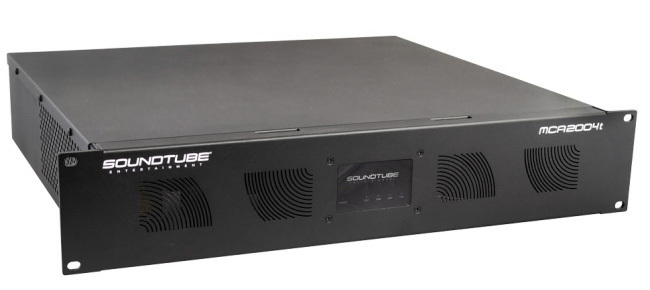 SoundTube MCA2004t 4 Channel Commercial Amplifier, 200W/Channel @ 8 Ohms & 70/100V With Matrix Mixer & Selectable Subwoofer Mode, 2U