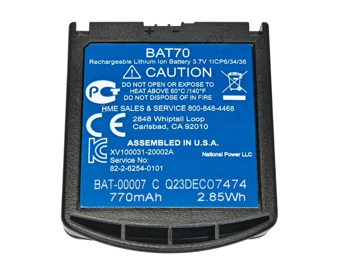 Clear-Com BAT70 Li-Ion Battery For EQUIP Intercom System