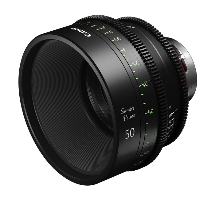 Canon 3361C002 [Restock Item] 50mm T1.3 Sumire Prime Lens With PL Mount