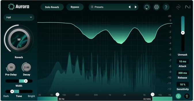 iZotope Aurora Intelligent Reverb For Cleaner Mixes [Virtual]