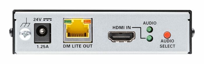 Crestron HD-TXA-4KZ-101 [Restock Item] DM Lite 4K60 4:4:4 Transmitter For HDMI And Analog Audio Signal Extension Over CATx Cable