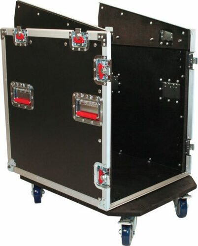 Gator G-TOUR-GRC12X12 [Blemished Item] 12RU Top, 12RU Bottom Console ATA Flight Rack Case