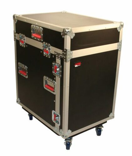 Gator G-TOUR-GRC12X12 [Blemished Item] 12RU Top, 12RU Bottom Console ATA Flight Rack Case