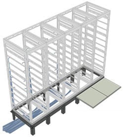 Middle Atlantic 5CC43 Cable Chase Kit