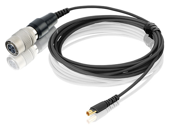 Countryman E2CABLELAT E2 Cable For Audio-Technica Wireless, Hirose 4-pin Connector, 1.5mm, Light Beige (Black Shown)